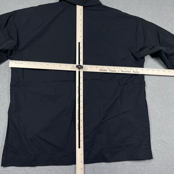 Nike Shirt Mens Small Black Sportswear Tech Pack Woven Nylon Snap Baggy DX0205 - Picture 11 of 12